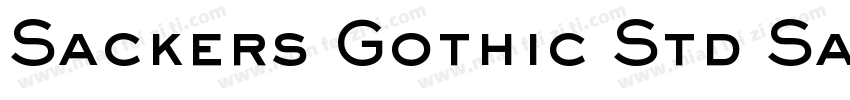 Sackers Gothic Std Sackers Gothic S字体转换